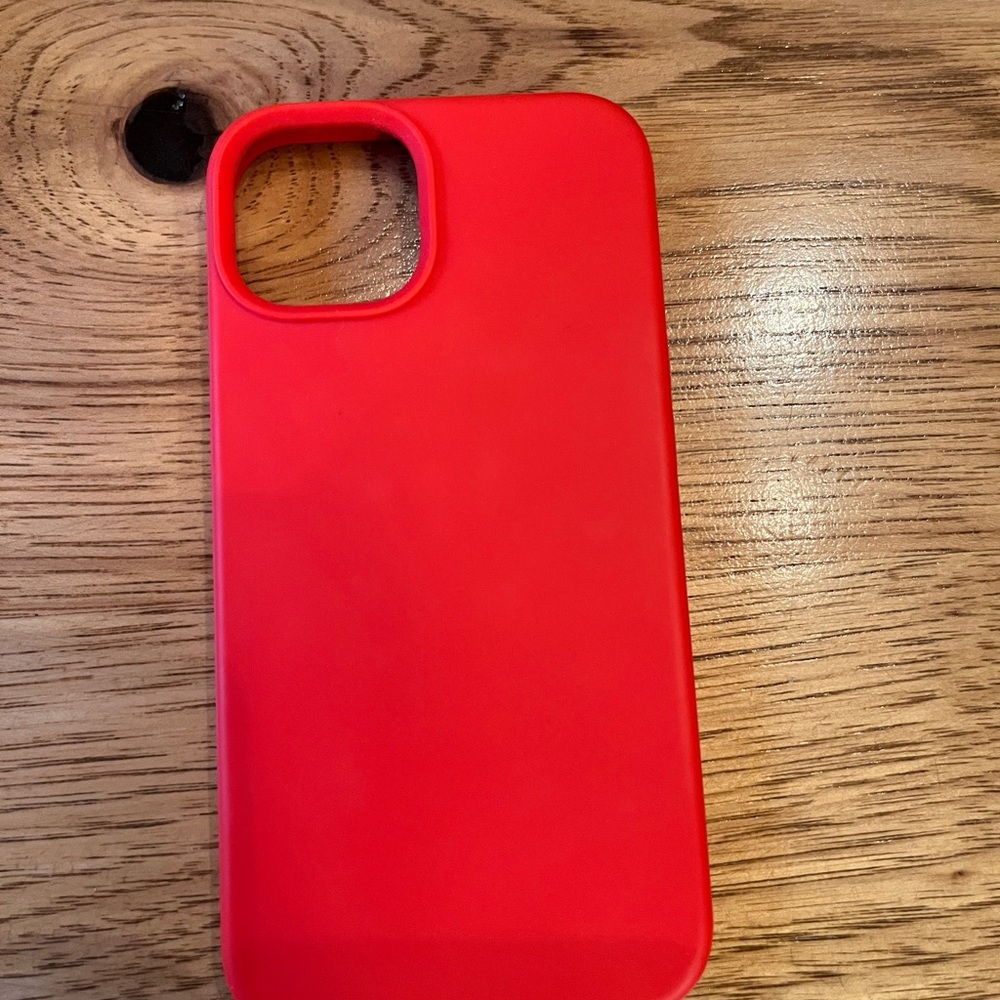 Iphone 13 Cordking Red Silicone Phone Case